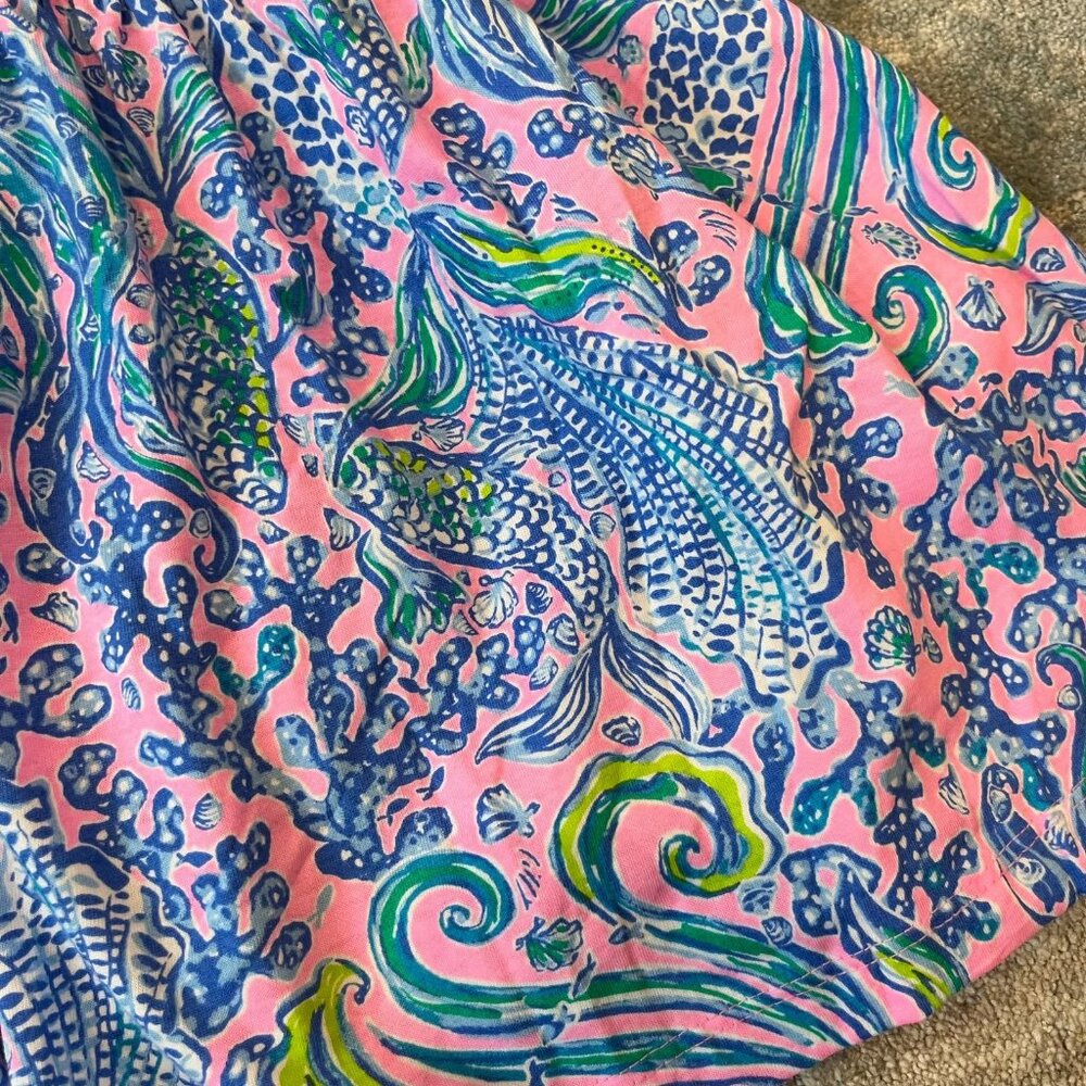NWOT Lilly Pulitzer Geanna Swing Dress Lilac Rose We Mermaid It - Picture 2 of 2